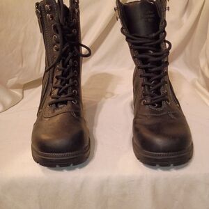 Harley-Davidson Black Lace Up Boots